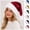 Red, variant on Sakuulaan Sequin Santa Hats for Adults, Double-Layer Faux Fur Christmas Party Hat, 6 Colors, One Size