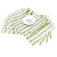 thumbnail image 2 of YFYANG Washable Heat-Resistant Placemats, 70% PVC/30% Polyester, Abstract Green Bamboo Texture Kitchen Table Mat, 12" x 18" 1 Pcs, 2 of 6