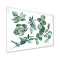 thumbnail image 2 of Designart 'Eucalyptus Leaves In Dark Green ' Traditional Framed Art Print, 2 of 4