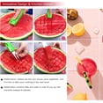 thumbnail image 2 of Cortador de sandía, juego de cucharas de melón 3 en 1, cuchillo recogedor de frutas para separador de pulpa, cuchillo de sandía para helado, melón, utensilio de cocina, 2 of 5