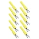 thumbnail image 3 of Terminal de horquilla, 10 piezas de 4 mm, conector de cable de horquilla, conectores de cable de horquilla, rendimiento potente, 3 of 9