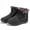 Black, variant on Fujeak Womens Snow Boots Comfortable Winter Warm Fur Ankle Boots Outdoor Waterproof