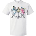 thumbnail image 3 of Inktastic Colorful French Poodles with Tea T-Shirt, 3 of 5
