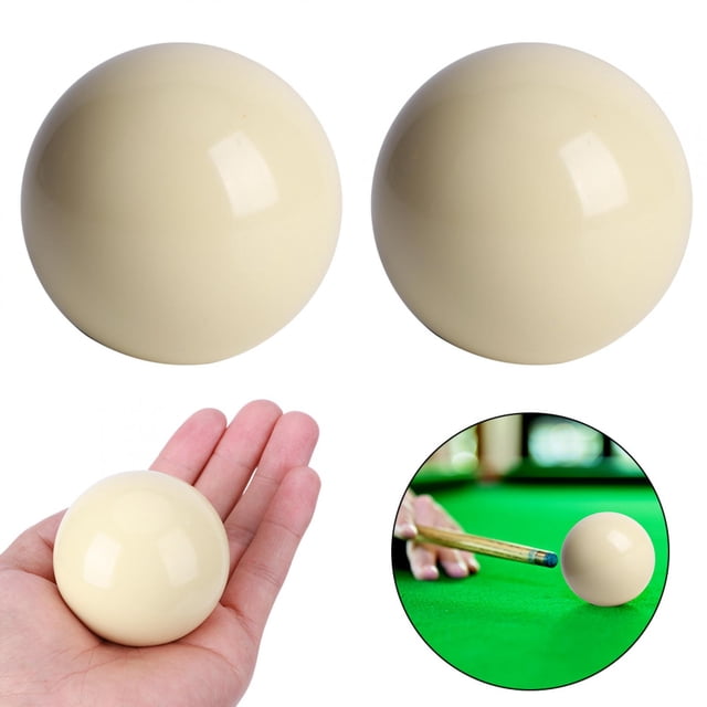 Snooker Pool Cue Ball,2pcs Pool Table White Billards Ball Standard CM Billard Ball Versatile Functionality