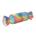 thumbnail image 3 of Candy Pillow With Pillow Core 24.6×9.8in Durable Cord Opening And Closing Design Waterproof And Easy To Install Darkmagenta Tie-Dye Background Rainbow Colors_2, 3 of 8