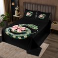 thumbnail image 2 of Erosebridal Jungle Snake Coverlet Set Twin, Princess Bow-tie Bedding Set, Animal Room Decor 2pcs, 2 of 5