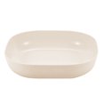 thumbnail image 1 of Vajilla perfecta para toda la familia, para niños y adultos, bandeja de plástico beige profunda para acampar, pasta y fruta, 1 of 5
