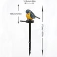 thumbnail image 5 of Lámpara con Estatuilla de Pájaro de Resina, Luces Nocturnas LED con Energía Solar para Jardín Al Aire Libre, Lámparas Decorativas Impermeables con Estaca A, 5 of 5