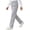 Pants - Gray, variant on Samdudou Sweatpants for Girls Polka Dot Lounge Pants High Waisted Straight Leg Casual Track Trousers Elastic Waist Basic Bottoms Daily School Wear