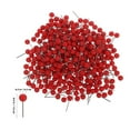 thumbnail image 2 of PEACNNG Cute Push Pins for Corkboard with Round Stainless Steel for Holding Use Red 300pcs, 2 of 8