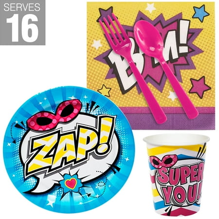Superhero Girl Snack Pack For 16