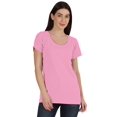 thumbnail image 1 of Inkmeso Inkmeso T-shirt à Encolure Dégagée pour Femmes à Manches Courtes d'Été, T-shirt Basique, 1 of 7