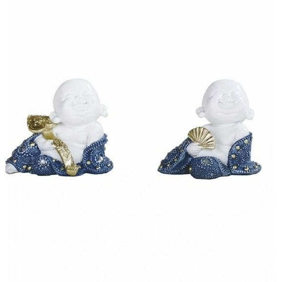FC Design 2-Piece Little Monk Set 3.5"W Statue Feng Shui Decoration Religious Figurine