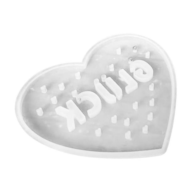 Luz nocturna LED de silicona, modelo para cadenas de luces decorativas, con forma de corazón. GLU