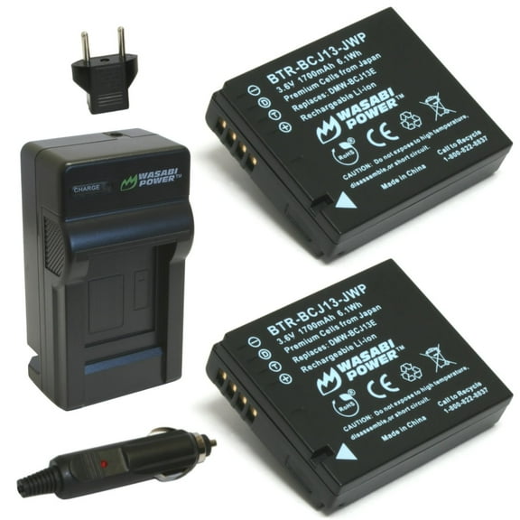 Wasabi Power Battery (2-Pack) and Charger for Leica BP-DC10
