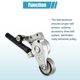 thumbnail image 4 of Unique Bargains Polea de Tensor de Correa Ensamblaje No.038903315C para Volkswagen Beetle 1.9L DIESEL A/T GL Hatchback 1999-2004, 4 of 7