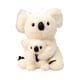 thumbnail image 3 of Koala de peluche de juguete, cómodo cojín para decoración del hogar, juguete de peluche de koala Blanco, 3 of 9