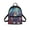 Rooster Floral Mandala Pattern, variant on Eheartsgir Galaxy Owl Pattern Mini Backpack Purse, Water-Resistant Polyester Small Backpack for Dating Travel, Zipper Compartment Travel Daypack