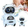 thumbnail image 4 of 939A Robot Toy Interactivo Reconocimiento de VOZ Registro Cantando Dancing Mini RC Robot juguete, 4 of 7