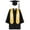 Black, variant on Fsqjgq Kindergarten Graduation Cap and Gown Set with Tassel Shawl 2025 Kids Clothes Baby Boy Outfits Unisex Preschool Clothing Sets