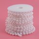 thumbnail image 4 of EeaseMX Guirnalda de perlas acrílicas de 10 m, cadena de carrete para decoración de bodas, ramos de novia y fiestas (blanco), 4 of 7