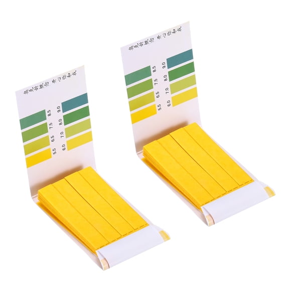 Tiras de prueba Uxcell pH5.5 a pH9 160 papel indicador de tornasol prueba de ácido alcalino, 2 paquetes