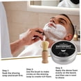 thumbnail image 6 of Lenkho Mint Shaving Soap Bar with Shea Butter & Coconut Oil, Hydrating Shave Soap for Sensitive Skin, Long-Lasting Rich Lather for Smooth Comfortable Shave, Includes Shaving Brush, 6 of 9