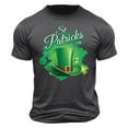 thumbnail image 2 of Njagoc3 Mens Summer Short Sleeve T-Shirt, Crew Neck, St. Patrick's Day Print, Soft and Comfortable Fabric, Casual Style, Perfect for Daily Wear and Holiday Celebrations, 2 of 6