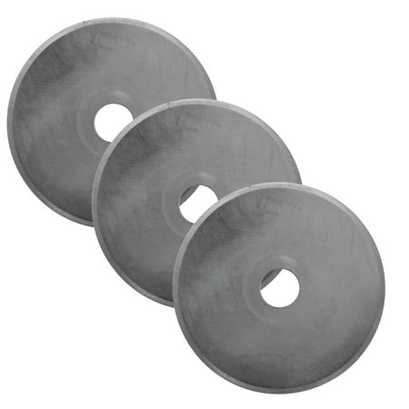 Westcott 45mm Rotary Fabric Cutter Replacement Blade for Sewing, Titanium Bonded, Craft & Sewing Tool, 3-Pack