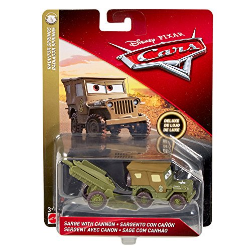 n*i様 SARGE WITH CANNON サージ　キャノン カーズ ミニカー Disney Pixar Cars Sarge with Cannon Die-cast Vehicle - Walmart.ca