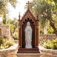 thumbnail image 4 of Costway 29.5" Virgin Mary Statue, Our Lady of Lourdes Statue for Garden, Yard, Lawn, 4 of 10