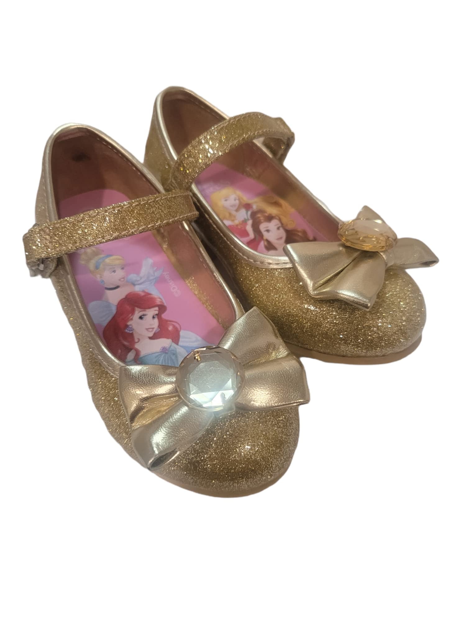 Disney Princess Gold Girl's Heel Dress Shoe (Toddler/Little Kid