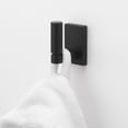 thumbnail image 6 of GlideRite Hardware GlideRite 4-Piece Bathroom Hardware Set - 9018-KIT-SQ Pack of 1 - Matte Black/Matte, 6 of 8