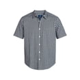 thumbnail image 5 of George Men's and Men's Big and Tall Button Up Poplin Shirt with Short Sleeves, Sizes S-5XL, LT-3XLT, 5 of 5