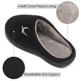thumbnail image 3 of Ecetana Slippers for Men Memory Foam Cotton Slippers Comfort Warm Slip On House Shoes, 3 of 6