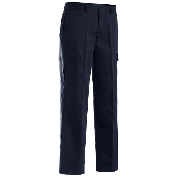 Ed Garments Men's Casual Flat Front Chino Blend Pant, NAVY, 44 UL