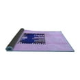 thumbnail image 2 of Ahgly Company Indoor Square Abstract Blue Modern Area Rugs, 7' Square, 2 of 4