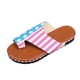thumbnail image 4 of Sandalias con punta plana y tacón inclinado con estampado de girasol y Día de la Independencia para mujer Wmkox8yii  hj789, 4 of 7