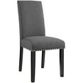 thumbnail image 2 of Modway Parcel 19.5" Polyester Fabric Dining Side Chair in Gray (Set of 4), 2 of 6