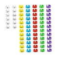 thumbnail image 3 of 100 bandas para patas de aves, anillos para patas de aves de corral, 8 mm, multicolor, versátiles, para identificación de aves, accesorio para pollos., 3 of 8