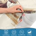 thumbnail image 5 of Yayeee Kitchen Curtains Tier Set of 2 Light Filtering 57"x24" Over Sink Window Panels, Cowboy Pattern, 5 of 7