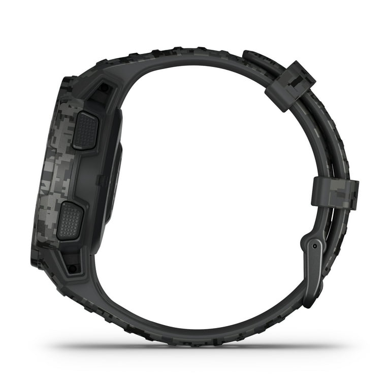 Garmin Instinct Solar Smart Watch Camo Edition, Graphite Camo 