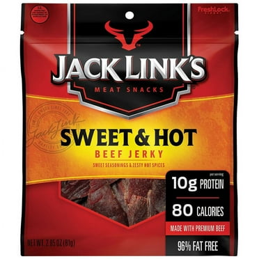 Jack Link's Beef Jerky Sweet & Hot 2.85 oz Pack of 2