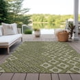 thumbnail image 6 of Addison Rugs Chantille Indoor/Outdoor Transitional Diamonds Olive Washable Rectangle Rug, 5' x 7'6", 6 of 6