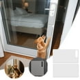 thumbnail image 2 of KMWGRE Transparent Door Frame Scratch Self Furniture Guard for Dogs and Cats Pet Door Shield 2PCS White2 79x50cm, 2 of 4