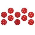 thumbnail image 3 of Abbracc 10Pcs Mushroom Fabric Covered Button Shank Button Sewing Scrapbooking Red 1, 3 of 6