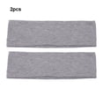thumbnail image 4 of Diademas deportivas Qarigey 2 unids/set antideslizantes para entrenamiento gris claro, 4 of 6