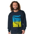 thumbnail image 4 of Basketball Hoop Athlete Game On Men's Crewneck Sweatshirt Brisco Brands S, 4 of 6