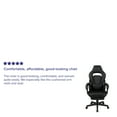thumbnail image 4 of Flash Furniture X40 Gaming Chair Racing Ergonomic Computer Chair with Fully Reclining Back/Arms, Slide-Out Footrest, Massaging Lumbar - Black, 4 of 14