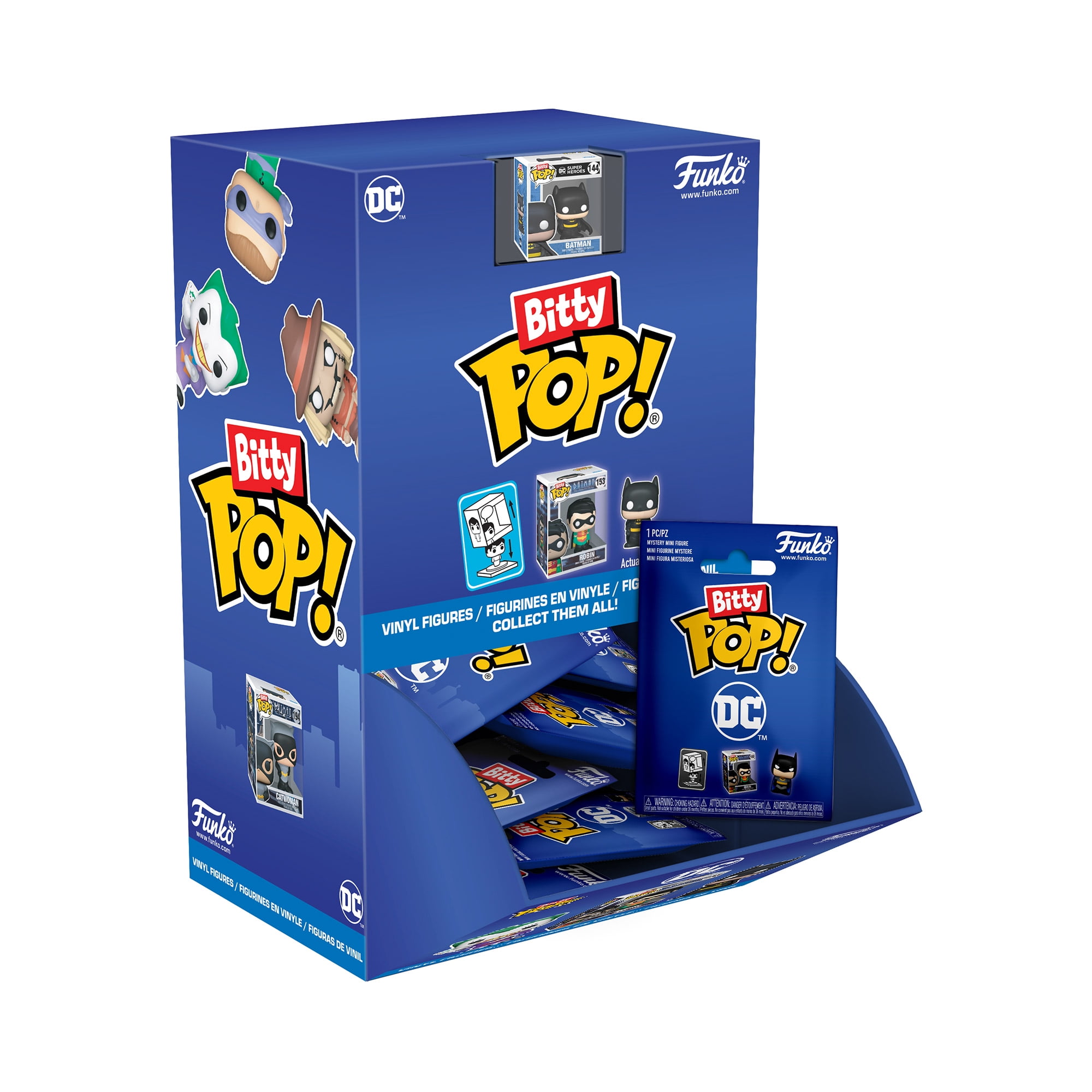 (1 pack) Funko Bitty Pop! Singles: DC Vinyl Figure Blind Bag